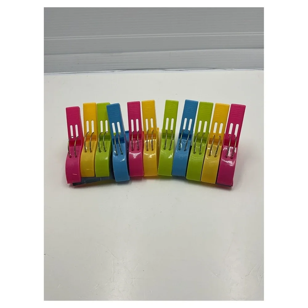 Multicolor Heavy Duty Pool Towel Clips Set‎ of 11